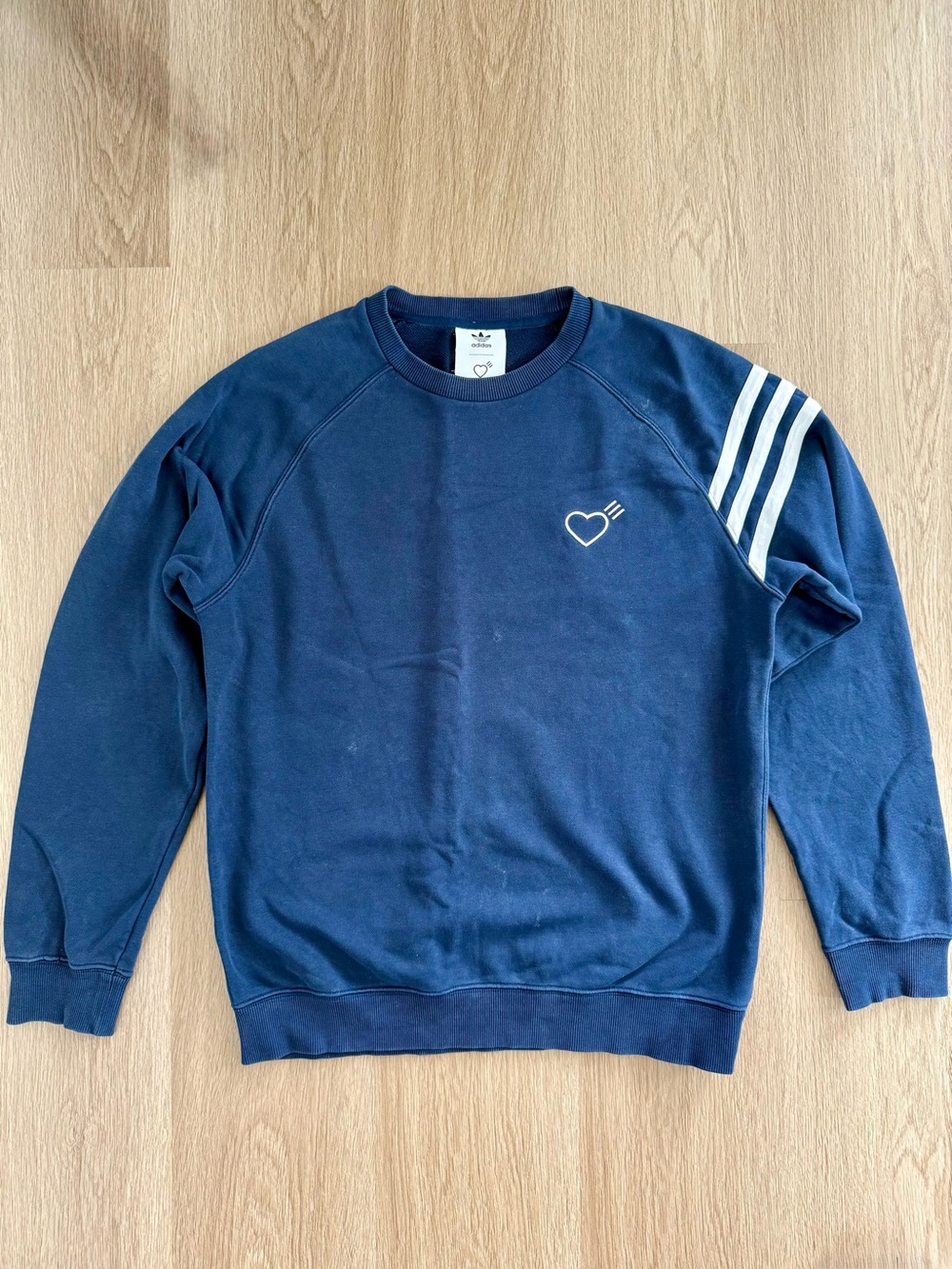 Adidas x Human Made Crewneck Sweatshirt Gray Men’s Size S
